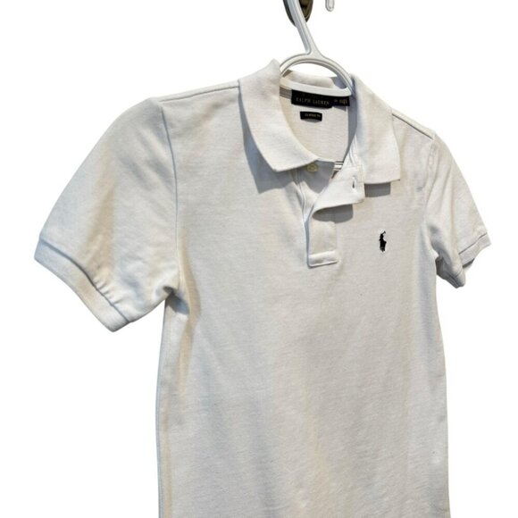 Polo Ralph Lauren Classic Polo Shirt Kids Size 8 100% Cotton -  black pony - Picture 2 of 12